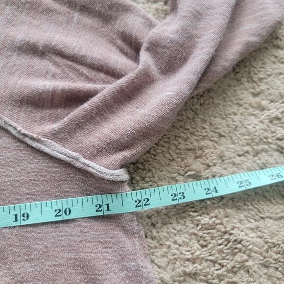 Free People Cowl Neck Sweatshirt Beach One Body Long Sleeve Sweatshirt Pullover - Picture 5 of 11